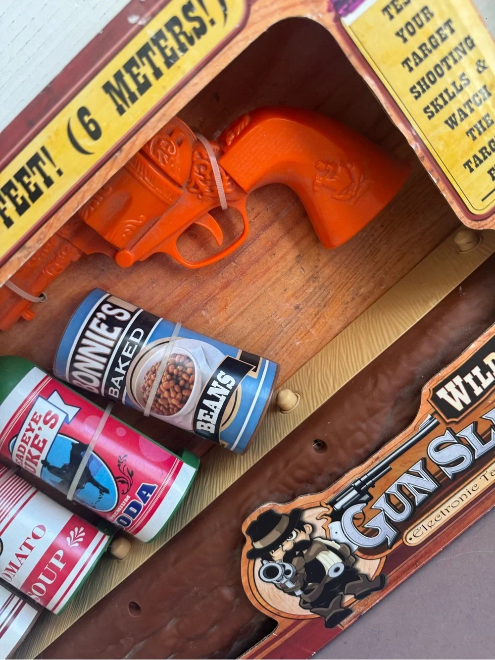 Vintage Wild West toy set
